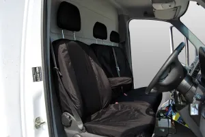 Mercedes Benz Sprinter Front Set 1 2 INKA Tailored Waterproof Seat Covers Black MY06-18
