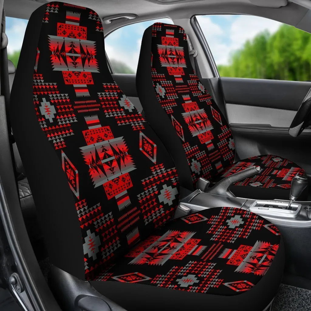 Midnight Red Car Seat Covers
