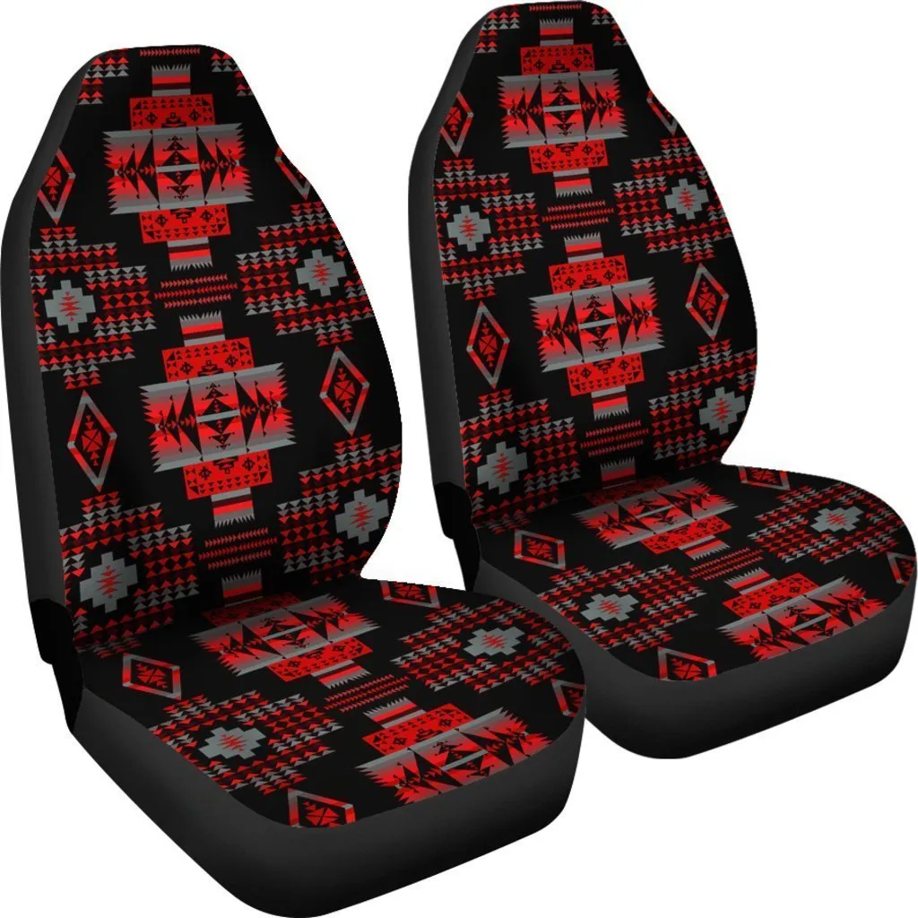 Midnight Red Car Seat Covers