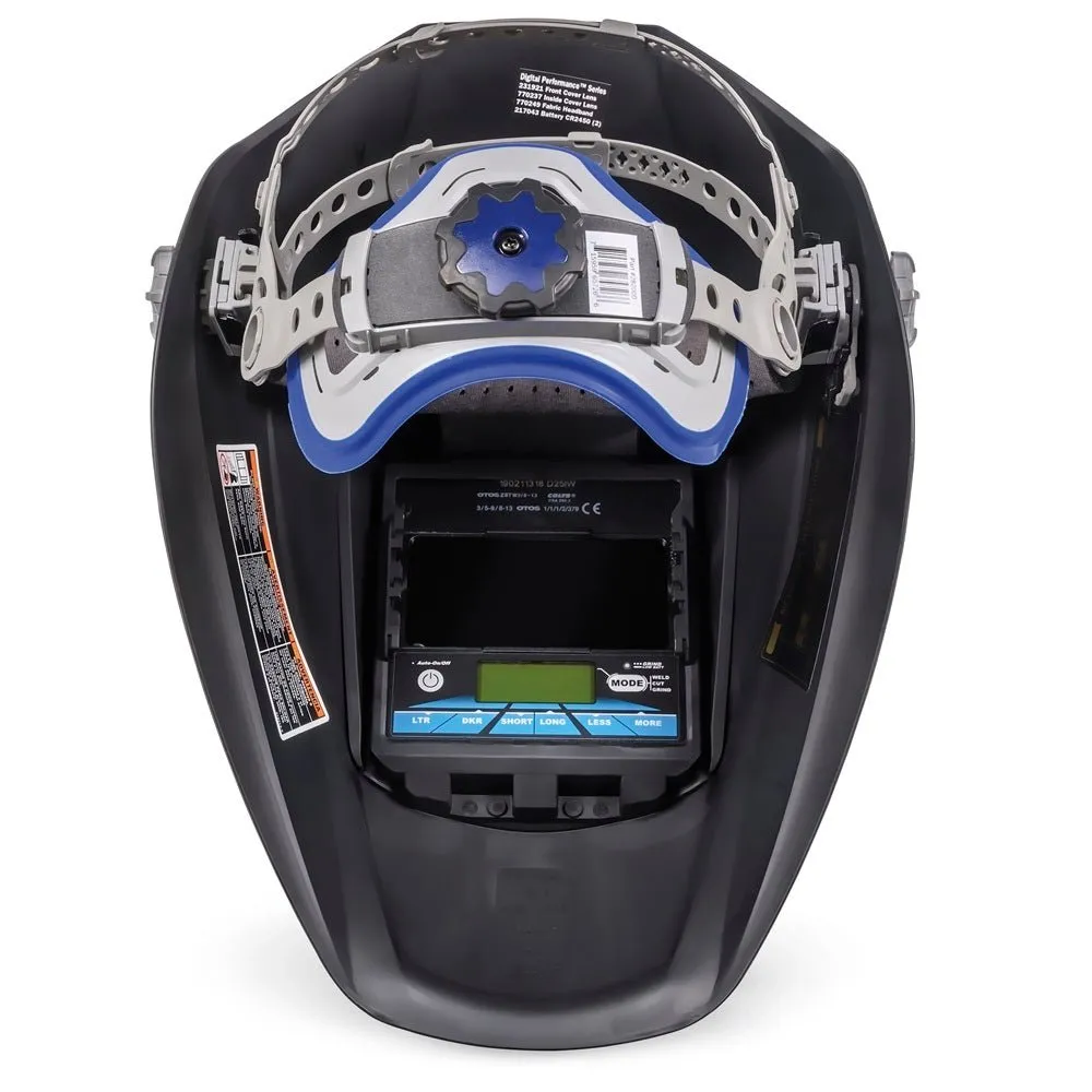 Miller Welding Helmet Digital Performance, Blue Rage 282001