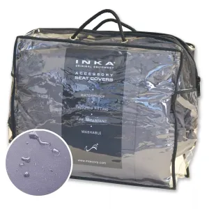 Nissan NV200 Rear 2 1 INKA Fully Tailored Waterproof Seat Covers Grey MY09-16