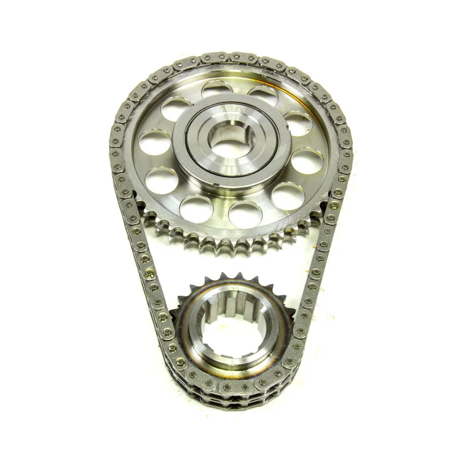 ROLLMASTER-ROMAC Red Series Timing Chain Set Double Roller Keyway Adjustable Billet Steel - AMC V8