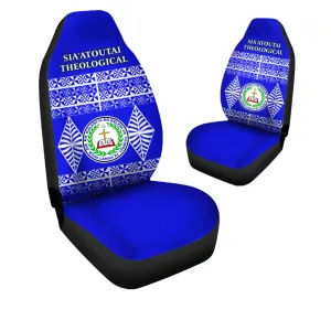Sia'atoutai Theological College Car Seat Covers Tonga Pattern