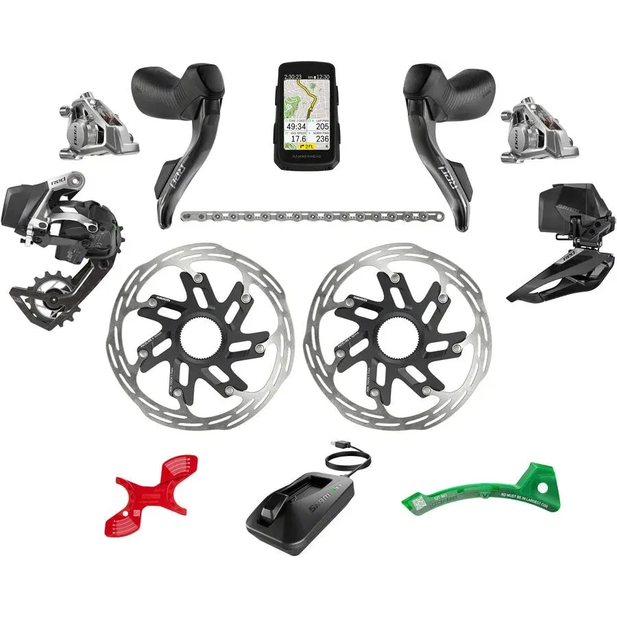 SRAM RED ETAP AXS ROAD GROUPSET 2X12 SHIFT/BRAKE KIT INCLUDING KAROO