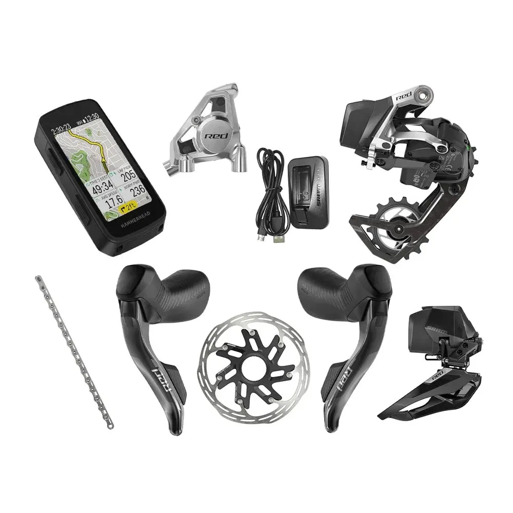SRAM RED ETAP AXS ROAD GROUPSET 2X12 SHIFT/BRAKE KIT INCLUDING KAROO